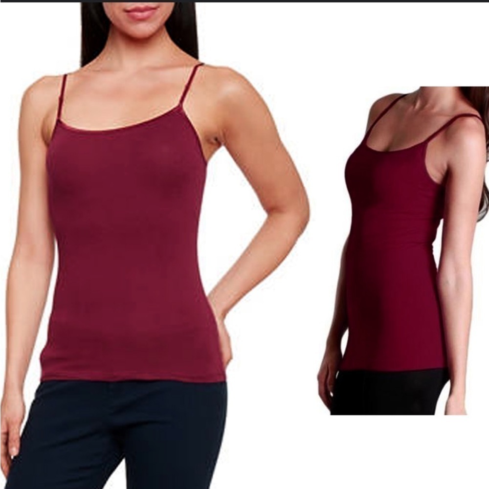 Burgundy cami​​